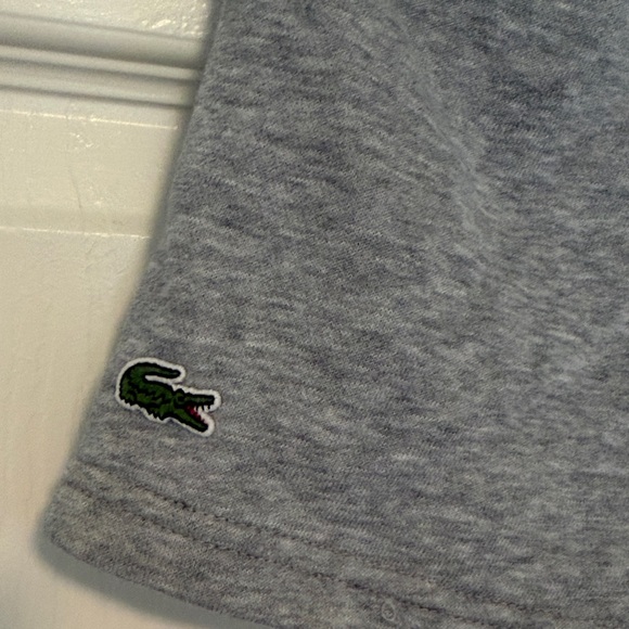 Lacoste Kids Athletic Gray Shorts - Picture 2 of 4